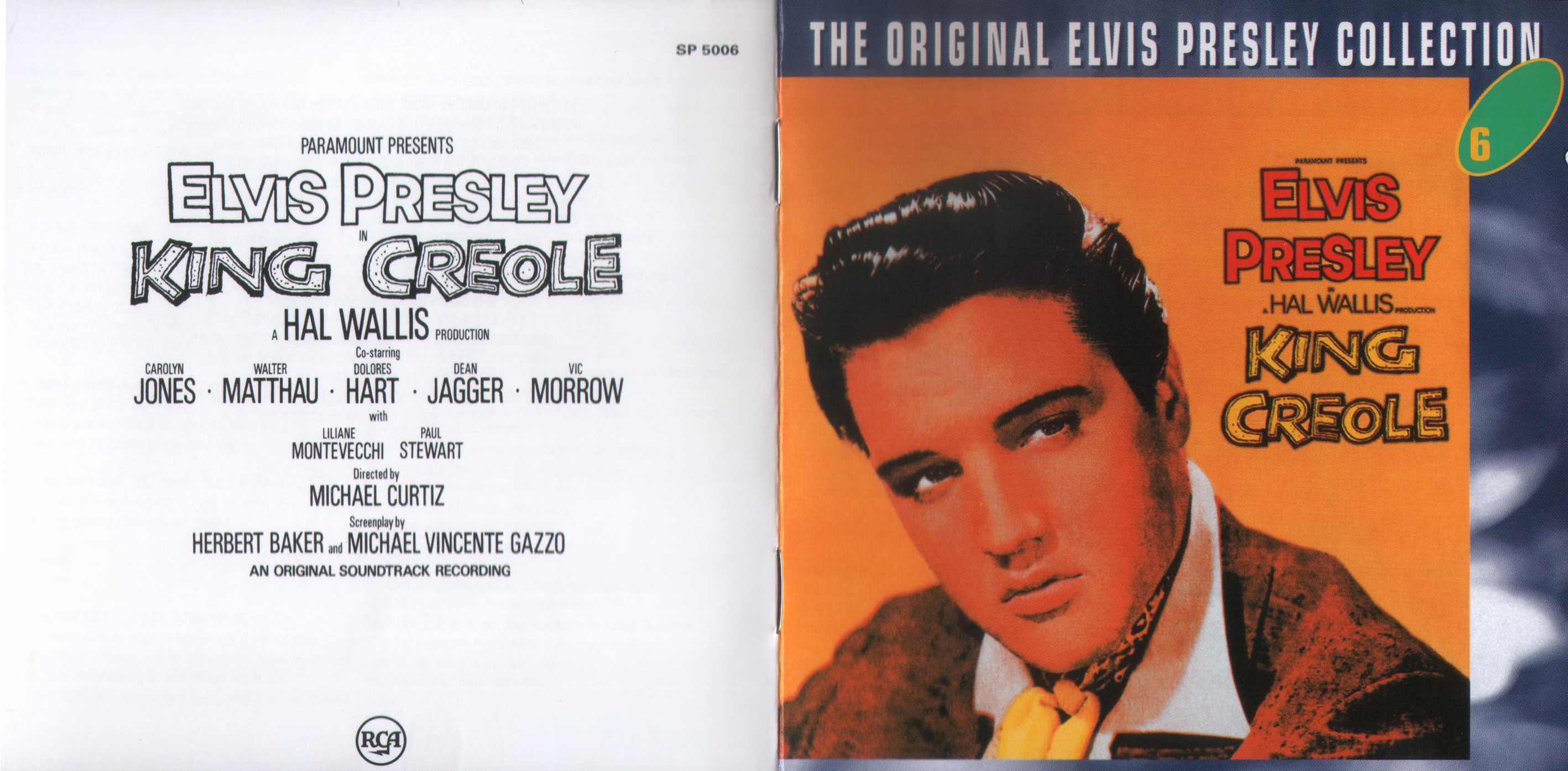 Elvis Presley  The Original Elvis Presley Collection 06; King Creole : Booklet